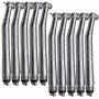 10pcs Dental NSK Style High Speed Air Turbine Handpiece Standard Push Head 4hole Y1BA4